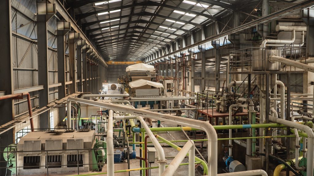 Transforming recycled materials into industrial products.