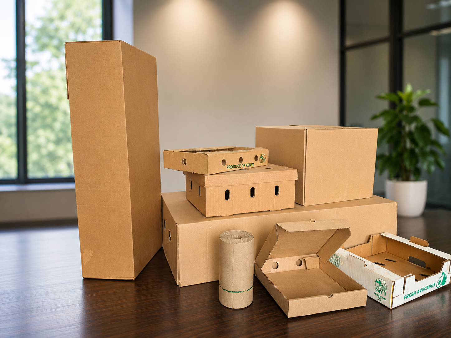 Complete corrugated packaging range
